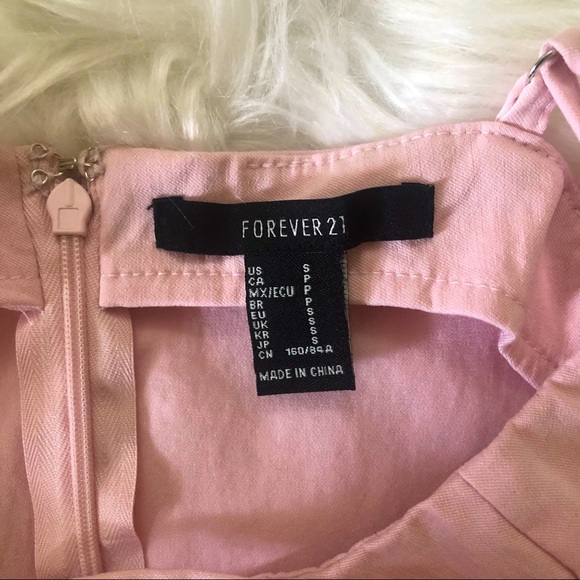 FOREVER 21 CAMI MINI DRESS IN FADED PINK - Picture 3 of 5